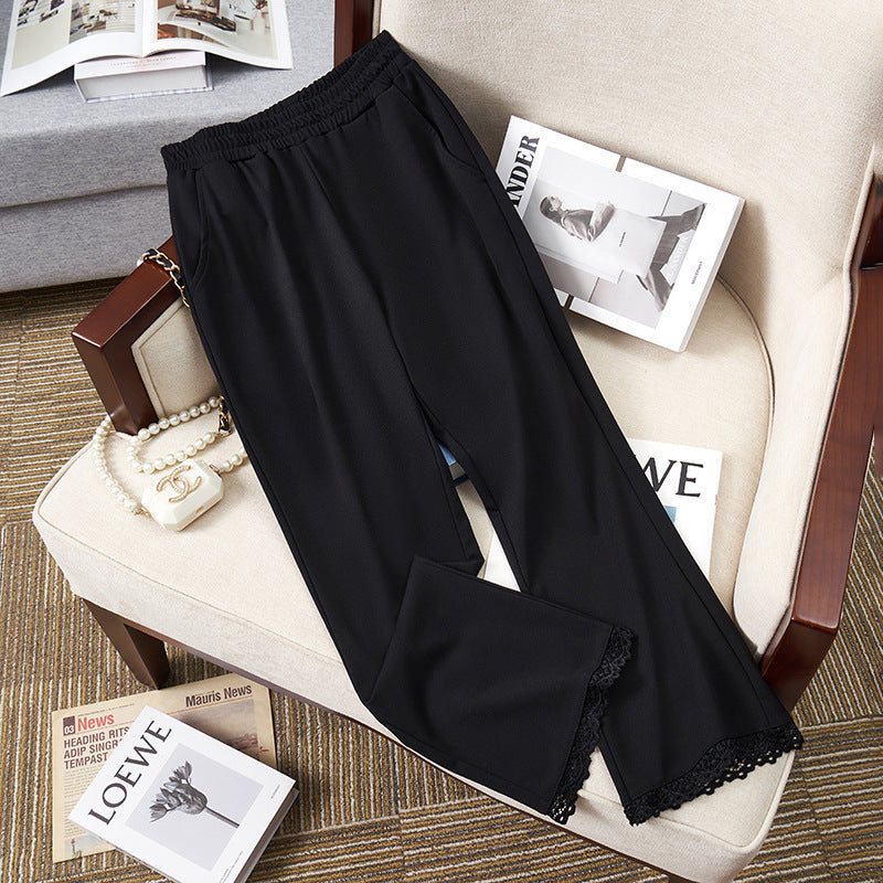 The Lace-Trim Pant