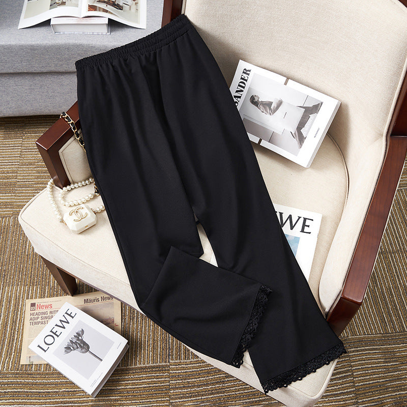 The Lace-Trim Pant