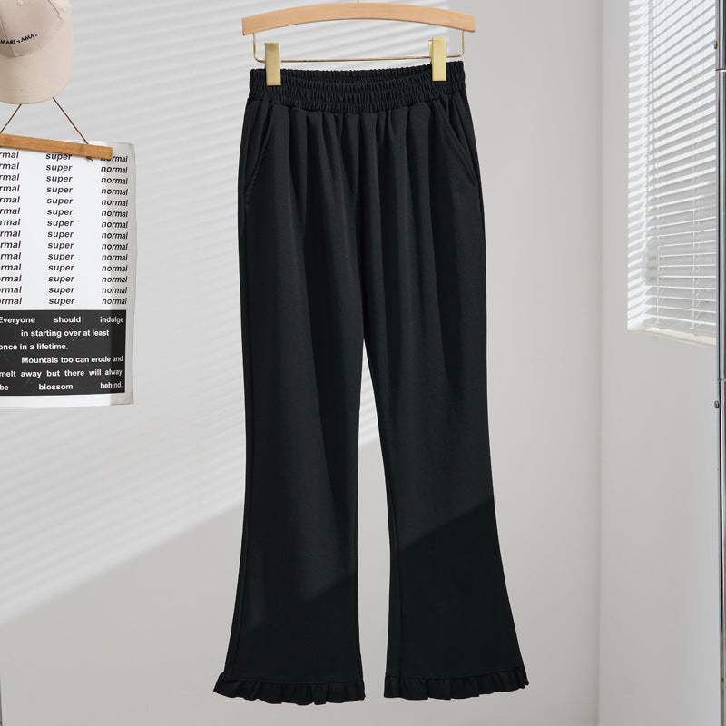 The Ruffle-Hem Flare Pant