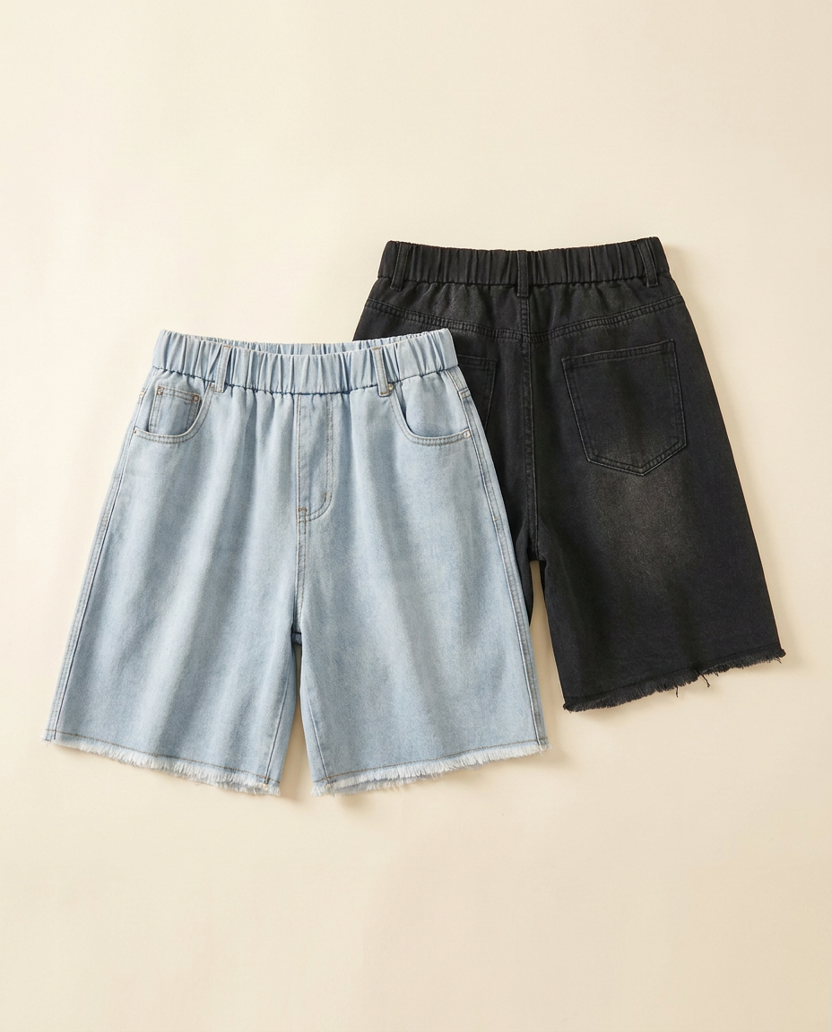 The Knee-Length Jean — catalog shot