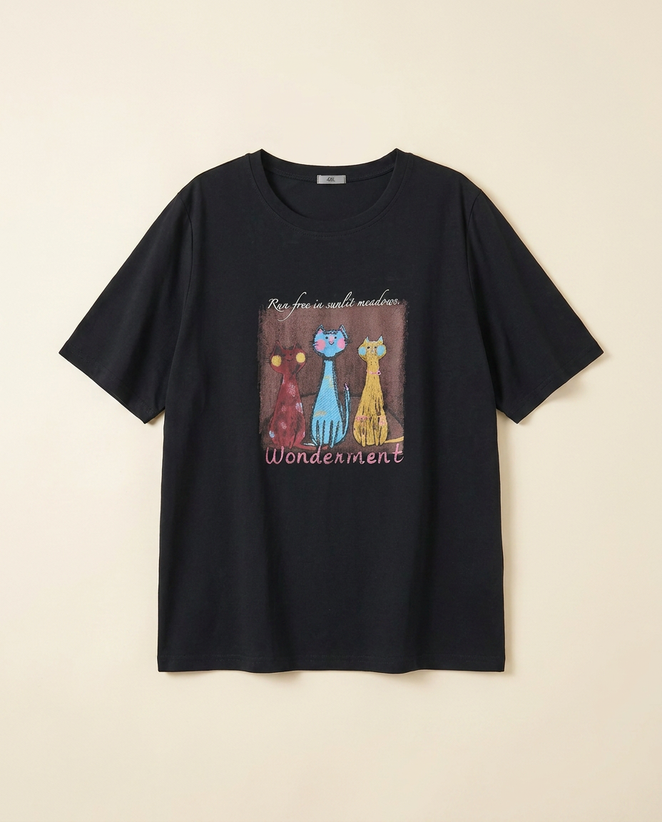 The Modern Print Tee — catalog shot