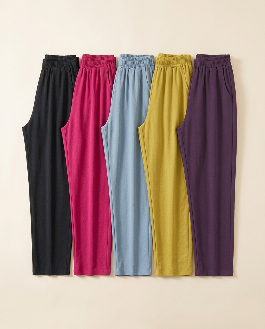 The Quick-Dry Cropped Pant — catalog shot