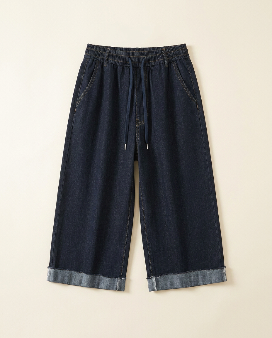 The Stretch Mid-Length Jean — catalog shot